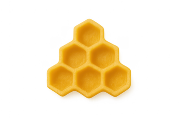 Honeycomb cell structure pattern transparent background
