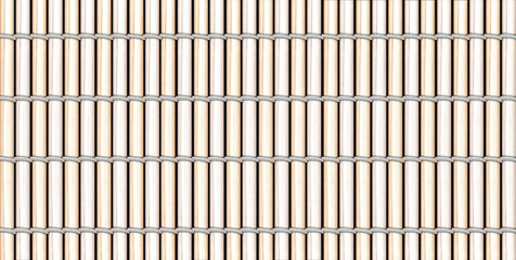 White - beige bamboo mat texture ideal for interior decoration or immersive game scenes