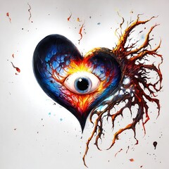 CP Her heart is watching you