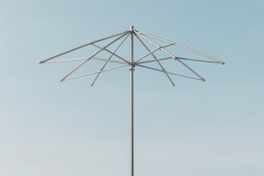 Umbrella Frame Against Sky