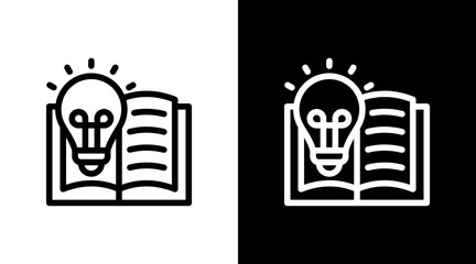 Knowledge With Icon Set Design