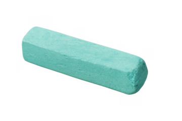 Green chalk stick for writing and drawing