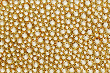 gold rhinestones