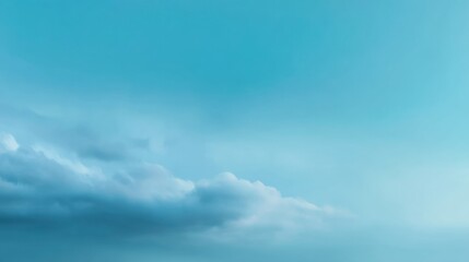 Obraz premium Serene Blue Sky with Soft Clouds and Gradual Light Shades Perfect for Tranquil Backgrounds and Nature Inspired Designs in Various Media