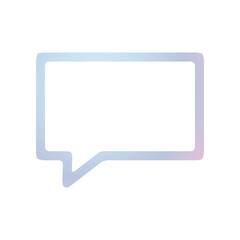 Bubble Speech icon design template