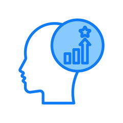 Success Principles blue icon 