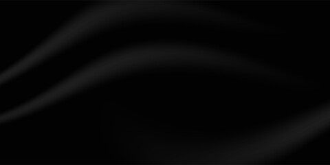 Black gray satin dark fabric texture luxurious shiny that is abstract silk cloth background with patterns soft waves blur beautiful.