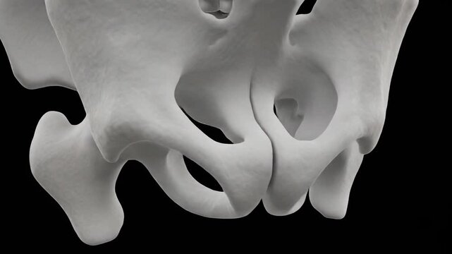3D Model Animation of the Femur Head and Hip Joint