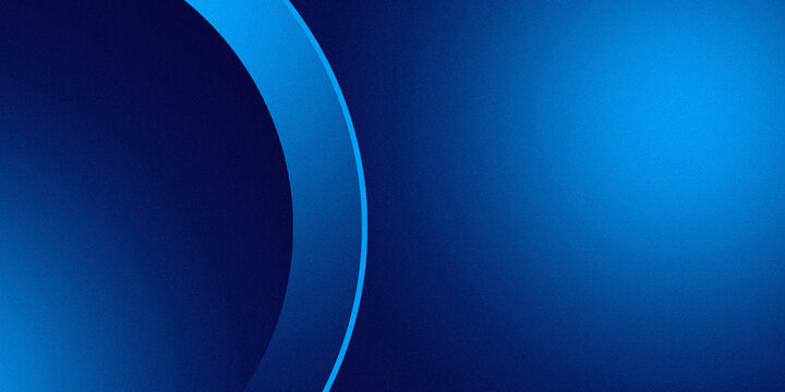 Dynamic abstract background featuring dark blue and cyan gradients with curved lines and geometric arcs. modern visual design.