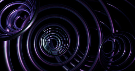 abstract background with circles 3D RENDER