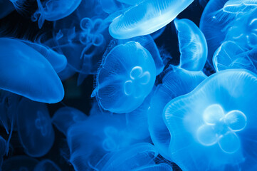 静寂に漂う青の舞