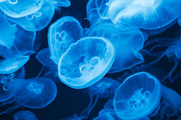 静寂に漂う青の舞