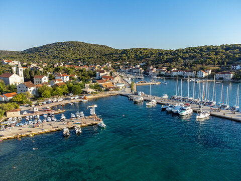 Zlarin island in &Scaron;ibenik archipelago in Dalmatia, Croatia