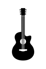 Fototapeta premium Musician Guitar Silhouette