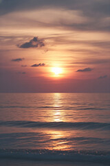 Obraz premium sunset over the sea