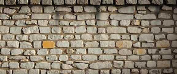 Fototapeta premium Ancient castle stone wall, weathered texture, romantic vintage backdrop for wedding, vintage, cracked