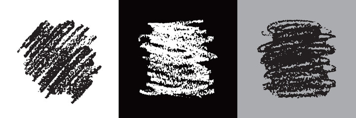 落書き風の鉛筆塗りつぶし素材パック