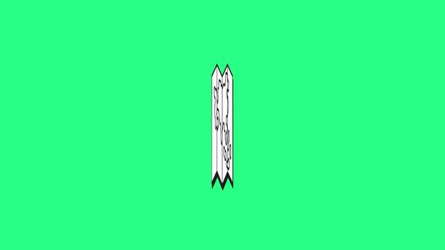 Minimalist black-and-white map icon with a location pin over folded panels on a lime green backdrop, video loops, green screen, 4k, footage, 4k footage, videos, video clip, slow motion