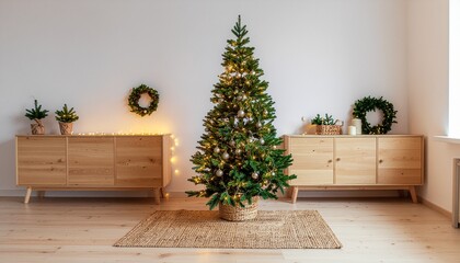 北欧インテリアとおしゃれなクリスマスツリー