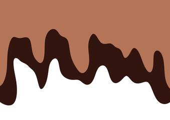 melted chocolate dripping