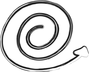 Arrows with paint brush stroke