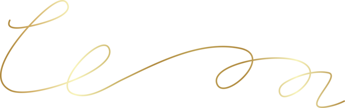 Spiral and swirl golden line icon. Design decoration - Powered by Adobe