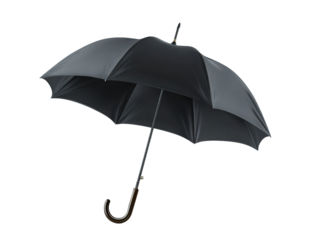 Set of umbrellas. Top view, front and folded umbrella. Rain protection on white background isolated. Flat design style. For web design, mobile applications, and printing.Vector illustration.