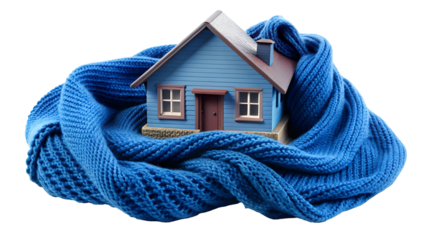 house on a white background