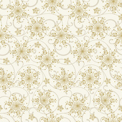 Seamless Snow Flakes Pattern, Wall Decor, Paper Decor, Gift Wrapping, Gift Wrap,