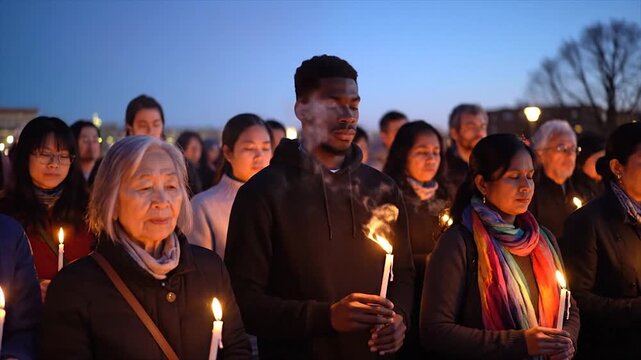 Candlelight Vigil - A Moment of Reflection and Remembrance.