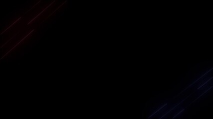 Abstract neon lights animated on black background. - Powered by Adobe