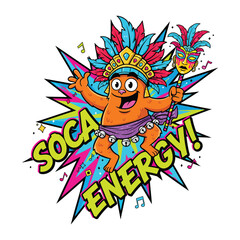tshirt design soca-energy