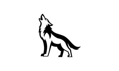 Fototapeta premium wolf logo vector
