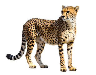 cheetah isolated on transparent png