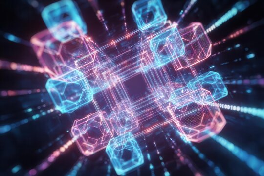 Abstract Digital Cubes and Futuristic Network Design