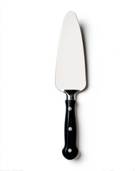 Fototapeta premium A sleek and shiny cake server ready for serving delicious desserts.