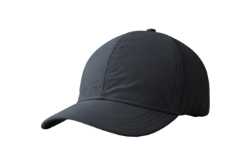 Sleek, modern dark grey baseball cap with subtle textured fabric, perfect for outdoor adventures and everyday style