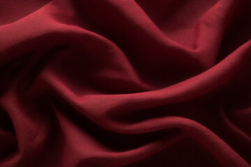 Obraz premium Dynamic Dark Red and Maroon Abstract Waves Wallpaper