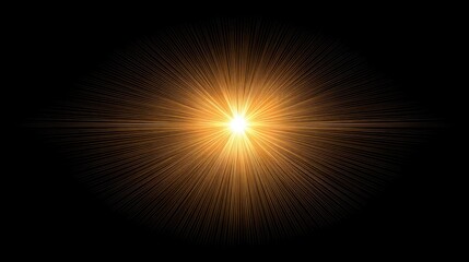 Illuminating cosmic energy burst abstract universe digital artwork dark background close-up light concept