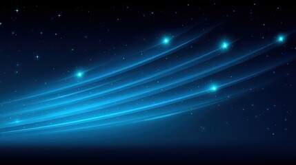 Captivating meteor shower night sky digital art cosmic environment wide view spectacular astronomy event