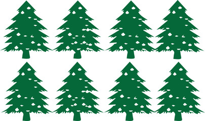 snow covered fir tree