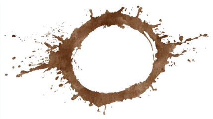 Coffee splash action kitchen graphic illustration creative space close-up energetic moment