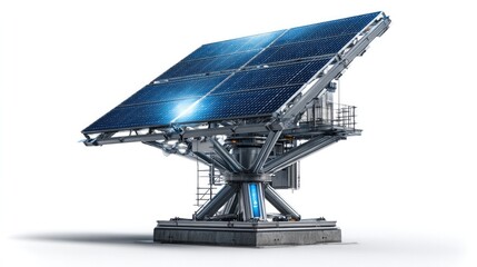 Solar Panel Power: A modern solar panel array harnesses the sun's energy, transforming sunlight into clean power, showcasing sustainable energy solutions and cutting-edge technology.