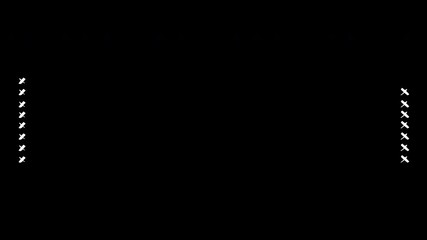 Abstract Cross animation on black background - Powered by Adobe