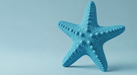 Celestial Starfish: An oceanic starfish rests elegantly, its textured form and vibrant hue evoking a sense of marine beauty.