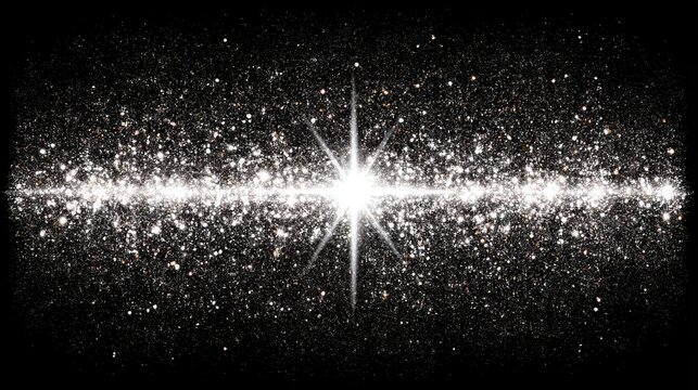 Galactic explosion of stars universe digital art cosmic environment wide-angle view astronomical concept