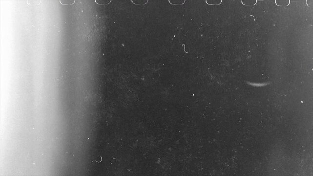 Old Retro Film Effect transition. Film Grime Overlay