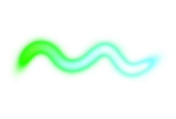 Neon glowing curved wavy lines color wave overlay PNG background. Abstract glowing neon color flow gradient shape cutout on transparent background. Futuristic neon blurred light leaks or light beams.