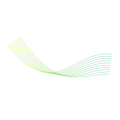 Fototapeta premium Gradient Blend Wave Line