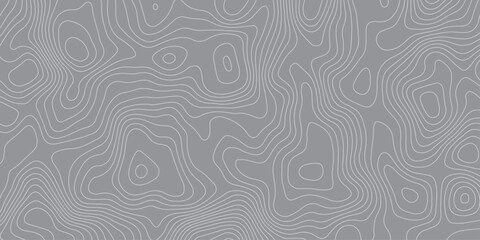Subtle abstract topographic pattern with smooth contour lines on a gray background, creating a modern minimalistic texture ideal for mapping themes, backgrounds, branding,wallpapers,and graphic design